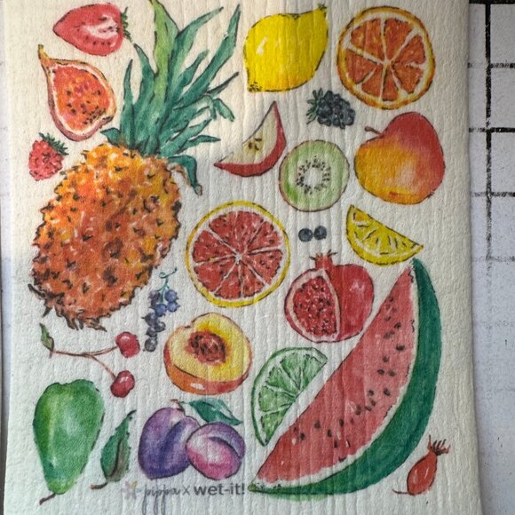 Wet-It! Swedish Treasures Dishcloth & Cleaning Cloth -Set of 2 - Picture 3 of 3